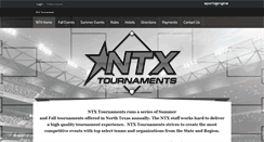 Desktop Screenshot of ntxtournaments.net