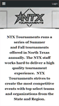 Mobile Screenshot of ntxtournaments.net